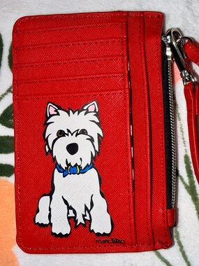 Marc Tetro Westie Cardholder Coin Purse NWOT